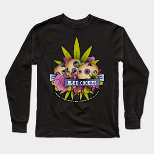 Blue Cookies Long Sleeve T-Shirt